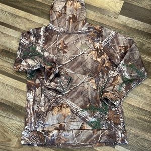 UNDER AMOUR REALTREE HOODIE Sz Lg Tall